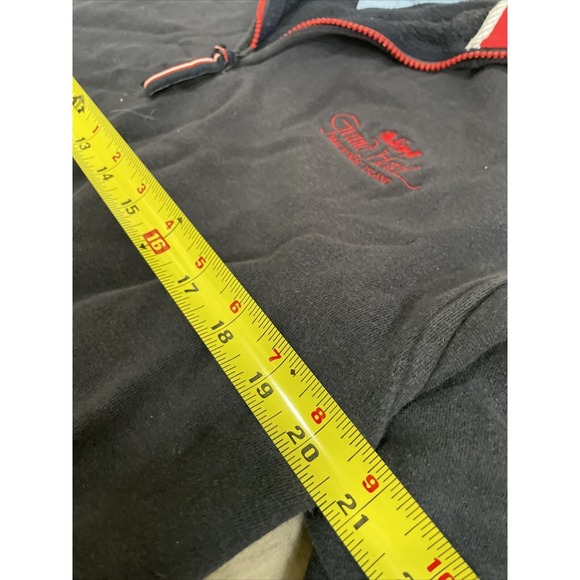 Vintage Tommy Hilfiger Golf Pullover Men's Size M Blue Authentic - Picture 6 of 7